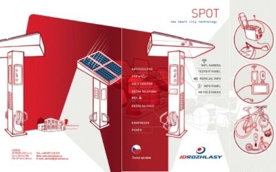 Solárna nabíjacia stanica a stojan bicyklov a požičovňa bicyklov GRANARIUM