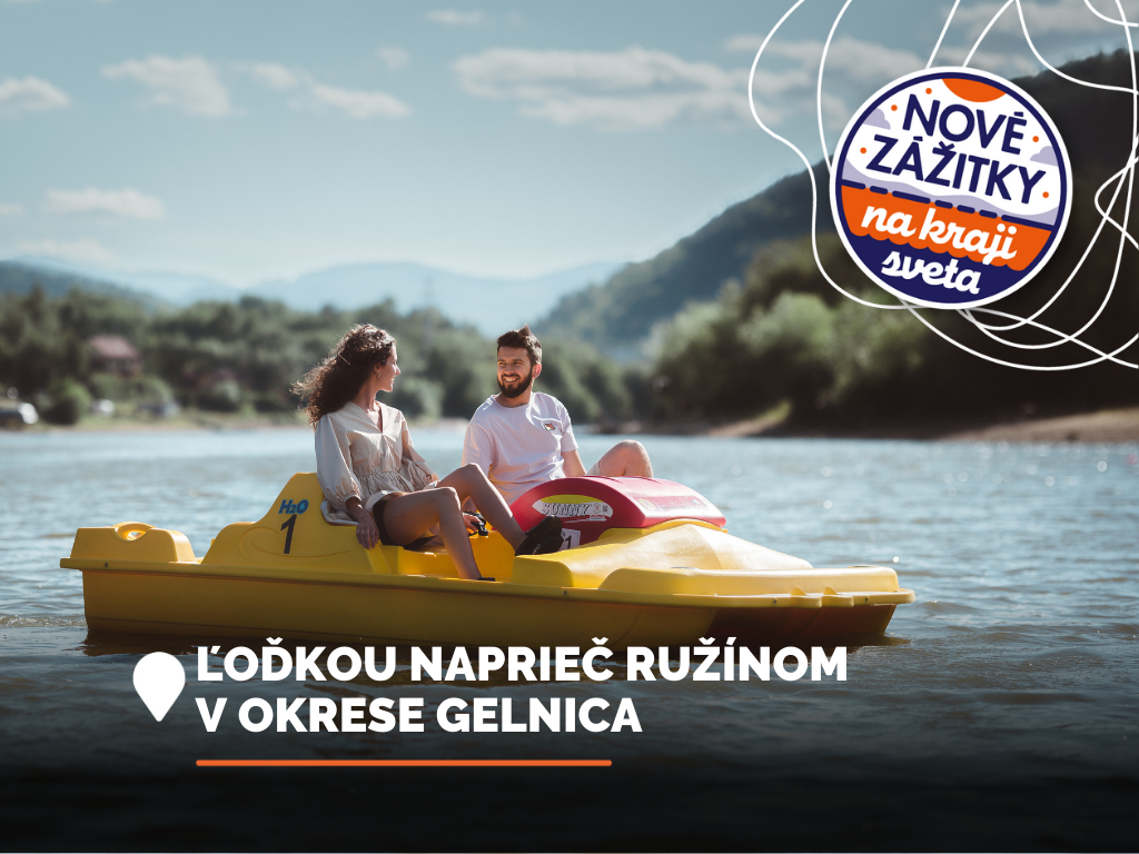 LOĎKOU NAPRIEČ RUŽÍNOM V OKRESE GELNICA