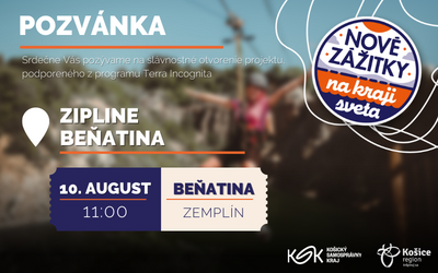 14. AUGUST 2022 – Slávnostné otvorenie projektu – Zipline Beňatina